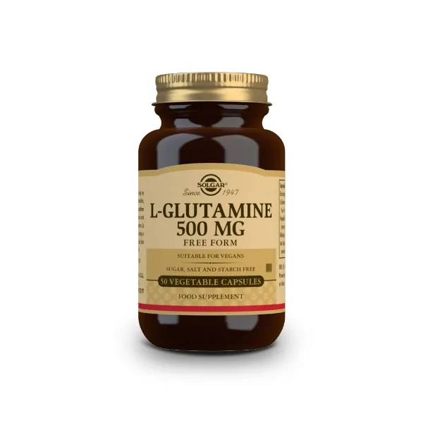 L-glutamina 50 vcaps 500 mg Solgar