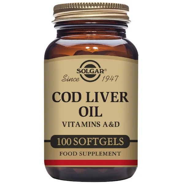 Aceite higado bacalao 100 caps Solgar