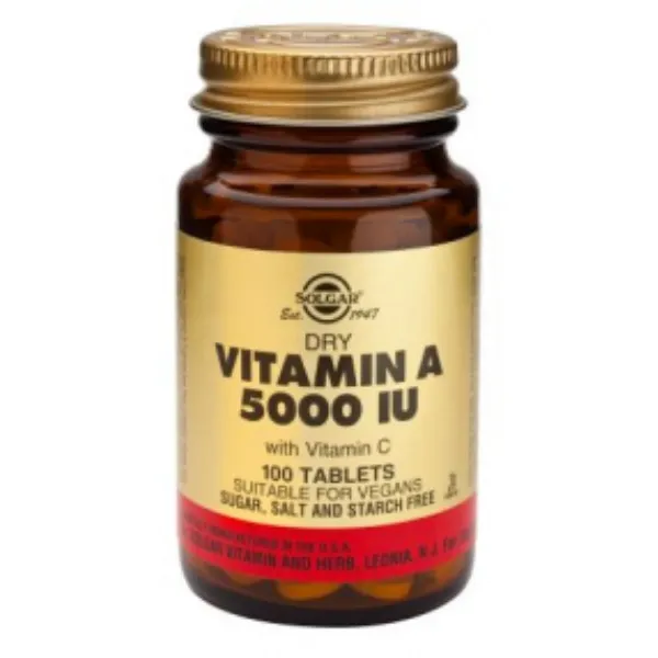 Vit a 5000 ui seca 100 comp Solgar