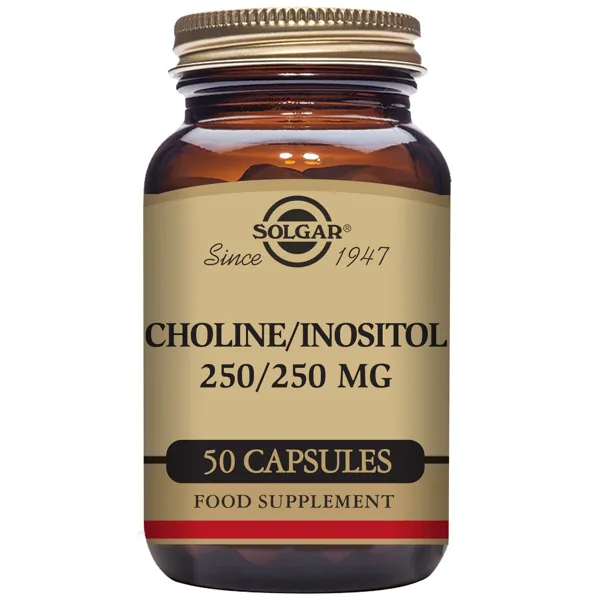 Colina/inositol 250/250 mg 50 caps Solgar