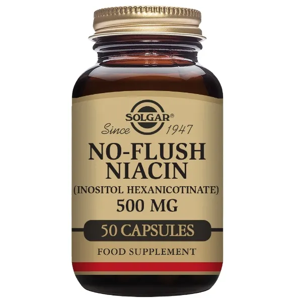 Niacina no ruborizante 50 caps Solgar