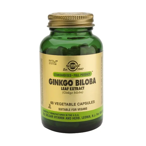 Spf ginkgo biloba 60 caps Solgar