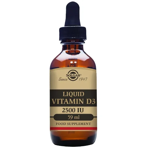 Vit d3 liquida 2500ui 59 ml Solgar