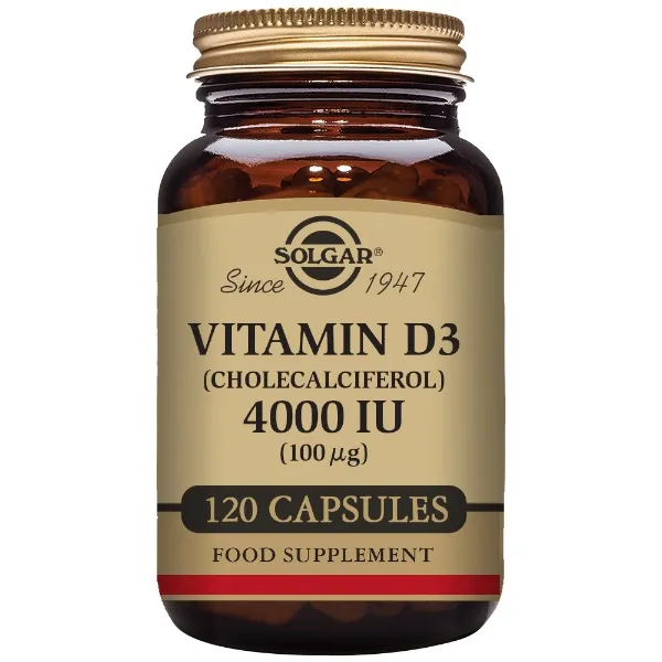 Vit d3 4000 ui (100mcg.) 120 caps Solgar