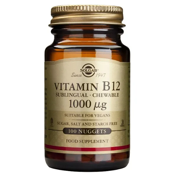 Vit b12 (cianocobalamina) 1000 mcg 100 comp Solgar