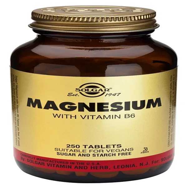 Magnesio+vit b6 100 comp Solgar
