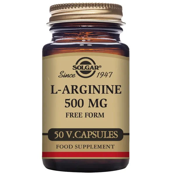 L-arginina 500mg 50 caps Solgar
