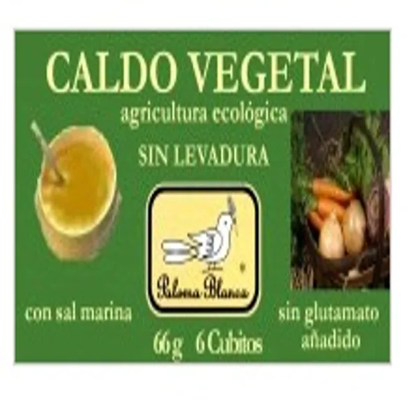 Caldo sin levadura  cubitos eco 66 g Integralia