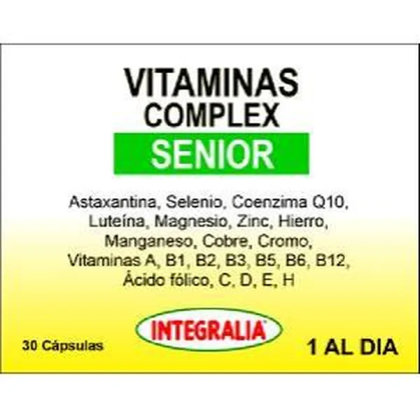 Vitaminas Complex Senior 30Cap. Integralia