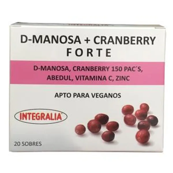 D-manosa + cranberry 20 sobres Integralia