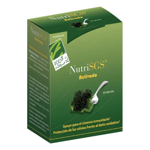Nutrisgs activado 60 vcaps gastroresistentes 100%natura