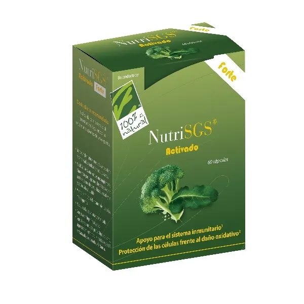 Nutrisgs activado forte 60 vcaps gastroresistentes 100%natura