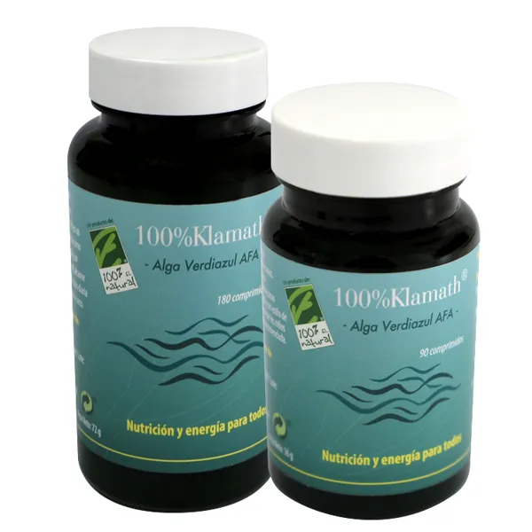 100% klamath alga verdiazul afa 90 comp 100%natura