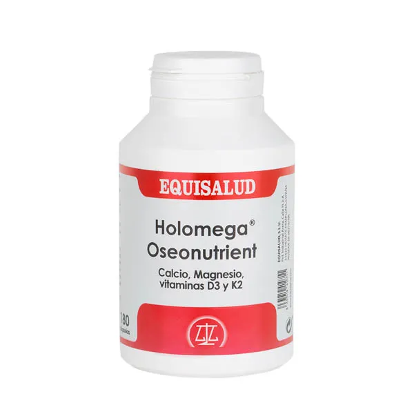 Holomega oseonutrient ca. mg vitaminas d3, k2 180 Equisalud