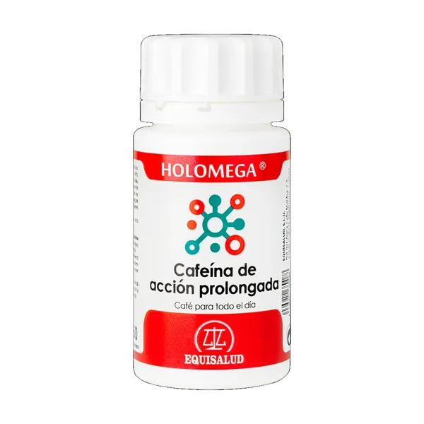Holomega cafeina de accion prolongada 50 caps Equisalud