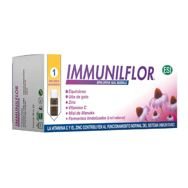 Immunilflor mini drink 12 viales Trepatdiet