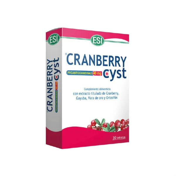 Cranberry cyst 40 mg 30 tabletas Trepatdiet
