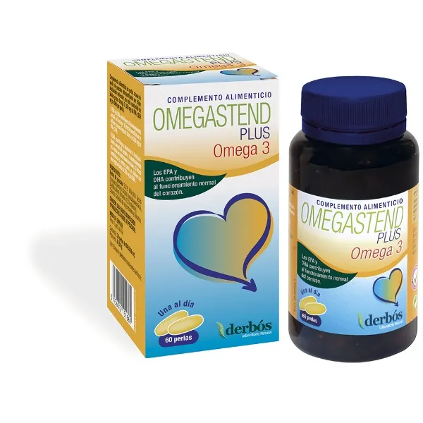 Omegastend plus 60 perlas omega 3 Dherbos