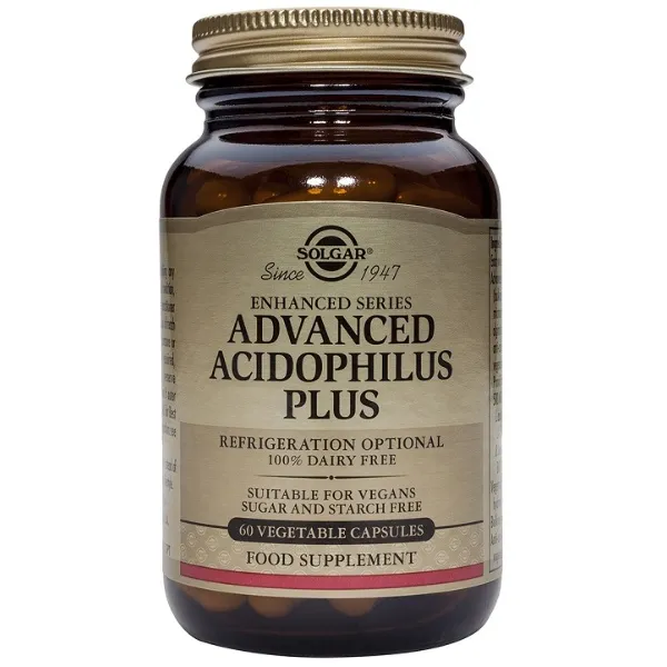 Avanced acidophilus plus 60 vcaps Solgar