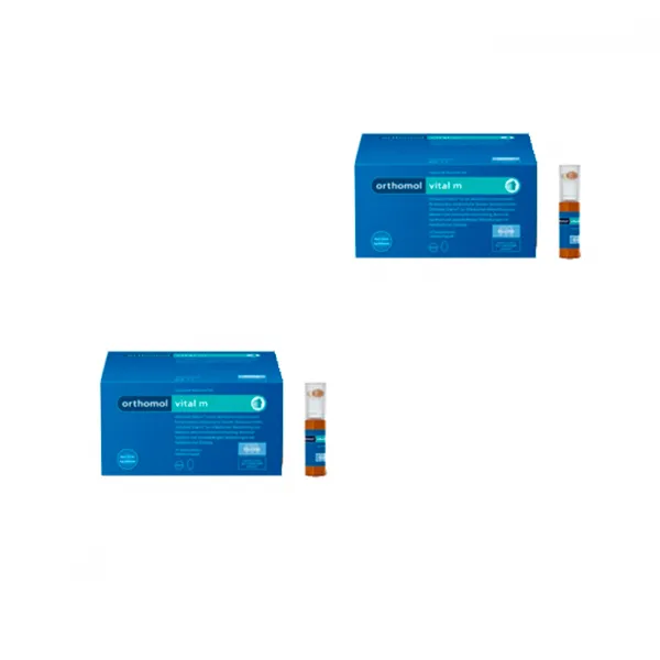 Pack 2 und Orthomol Vital M Viales 30 Orthomol