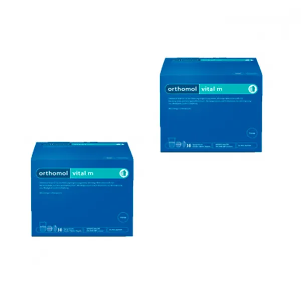Pack 2 und Orthomol Vital M Granulado 30 Orthomol